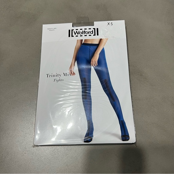 WOLFORD NWT Trinity Mix Tights - Picture 2 of 4